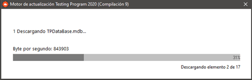 Espera a que se actualice