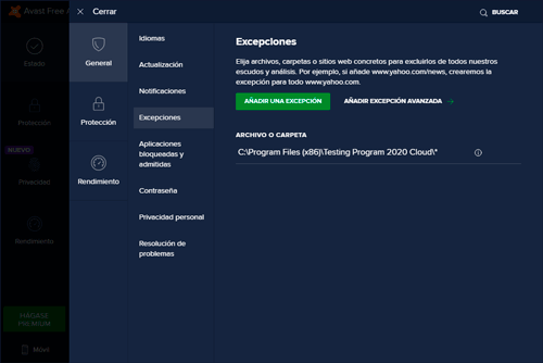 Verifica que se muestra en la lista la carpeta TP