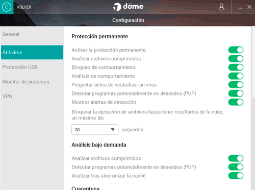 Ingresa a la sección exclusiones