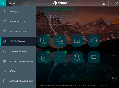 Ingresa a las configuraciones