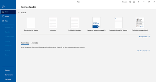 Ingresa a las opciones