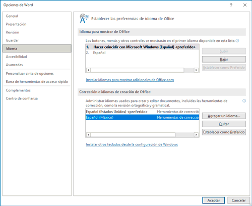 Establecer como Preferido