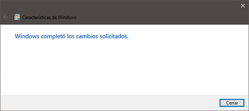 Se finalizó la descarga de manera exitosa