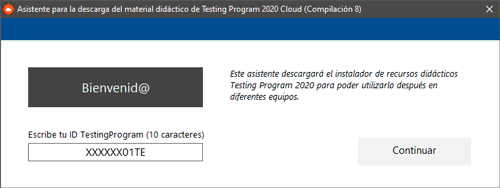 Descargar los instaladores de Testing Program Cloud | Testing Program
