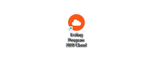 Renombra el acceso directo a Testing Program 2020 Cloud