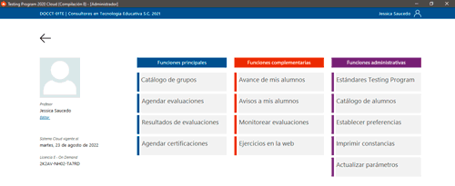 Ingresa a la sección avisos a mis alumnos