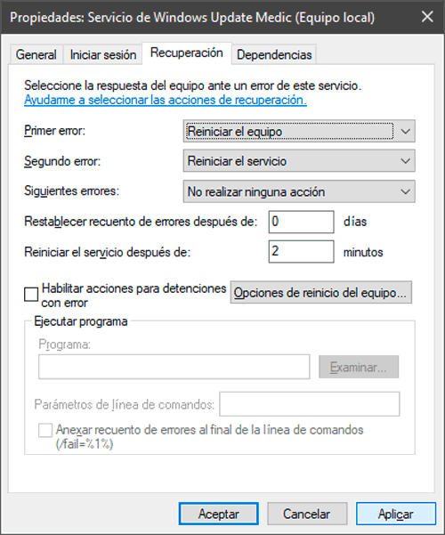 Haz clic en aplicar y aceptar para salir de las propiedades
