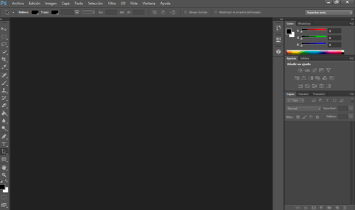 Mostrar aplicación en español
